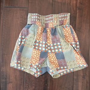 Lucy & Yak Adele Shorts, M, Meadow May Patchwork